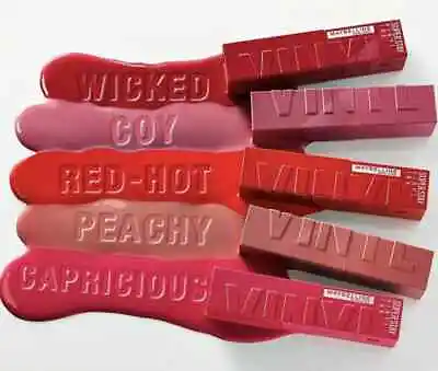 Maybelline New York Superstay Vinyl Ink Liquid Lipstick~Choose Shade • £7.99