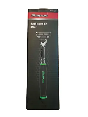 Snap-on Tools Razor SoftGrip Ratchet Handle Green Gillette Blade Shaver RATCHRZg • $39