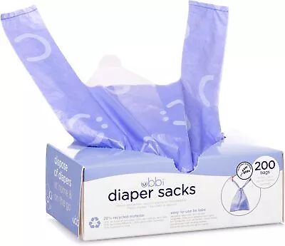 Ubbi Disposable Diaper Sacks Lavender Scented Easy-To-Tie Tabs Made • $12.55