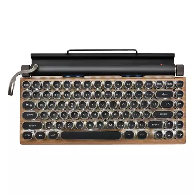 Retro Typewriter Keyboard Wireless Bluetooth Mechanical Keyboards 83 Keys NEW • $78.97