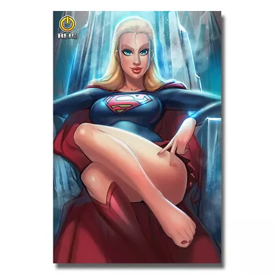 $5.38 • Buy Supergirl Superhero Anime Poster Wall Manga Art Picture Print Bedroom Decor
