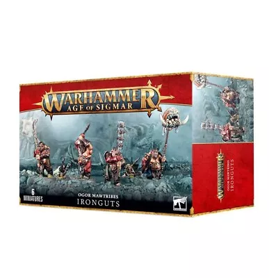 Warhammer Age Of Sigmar Ogor Mawtribes Ironguts 95-09 New Factory Sealed • $39.95