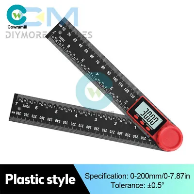 Folding Digital LCD Angle Finder Ruler 360° Protractor Measure Meter 200MM/300MM • $12.82