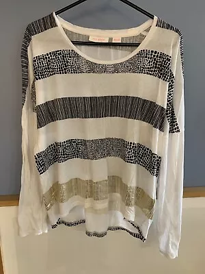 Sass And Bide Lumiere Long Sleeve Stripe Top Size XS (6-10) • $12