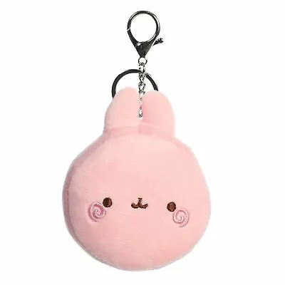 Aurora - Mini Pink Molang - 3  Macaron Molang Keychain - Playful Stuffed Animal • $11.35