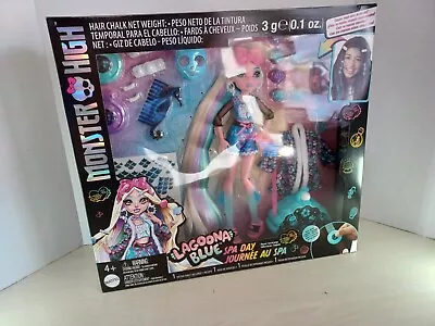 New Monster High Doll Lagoona Blue Spa Day Set With Wear And Share Accessories • $25