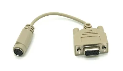 PS2-F Mouse To DB9-F Serial Port Adapter Cable 5 Inch • $1.95