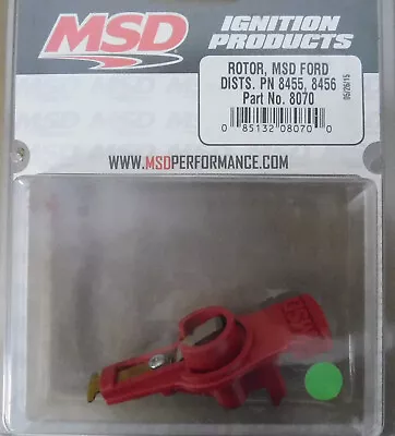 MSD 8070 Distributor Rotor OEM Ford 5.0L For 8455 & 8456 MSD Distributors • $7.99