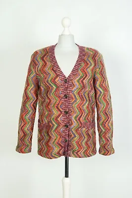 Women's Missoni Button Sweatshirt Cardigan Sweater Jumper Size 44 • $124