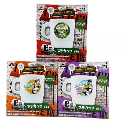 $41.90 • Buy One Piece Military Nami Nico Robin Plastic Mug Cup Complete Set Of 3 Banpresto