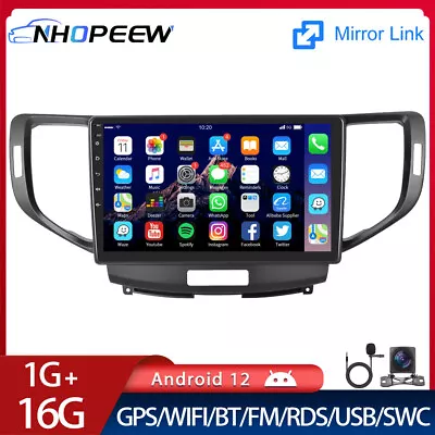 Android 12.0 Car Radio Stereo GPS NAVI Head Unit For Honda Accord Euro 2008-2005 • $229.99