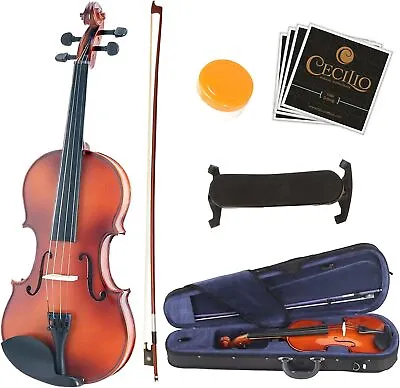 Mendini By Cecilio Violin For Beginners Kids & Adults -Beginner Kit W/Hard Case • $40.21