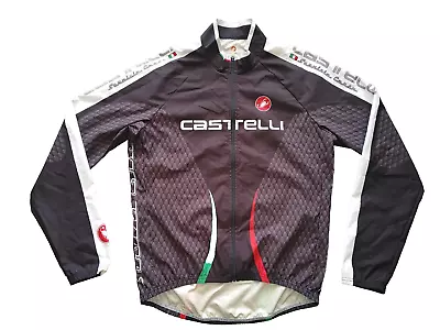 Men's Castelli Rain Wind Stopper Cycling Jacket Size L • $17