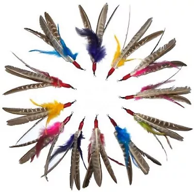 Go Cat Da Bird “Super Refill” 12-Pack (Genuine Guinea Feathers) • $95.56