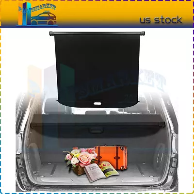 Black Retractable Rear Trunk Cargo Tonneau Cover Fits Mercedes-Benz GLS550 17-19 • $108.56