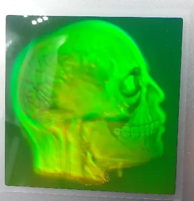 VTG Polaroid 3-D 90's Holograms Prototypes - Dissected Human Head 3.25 X 3.25  • $11.99
