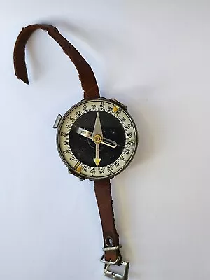 Vintage Original Adrianov's Wrist Military Compass USSR • $1