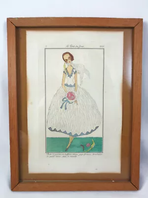 1920 Vintage Art Deco Fashion Print Le Gout Du Jour Taste Of The Day French • $49.99