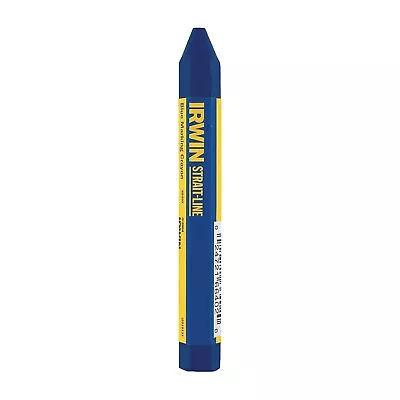 Irwin Lumber Crayons 12 Pack Blue 66402 Hex Shape Fast Shipping 6891709 • $14.79