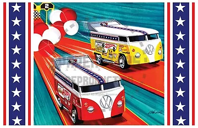 $19.95 • Buy Hot Wheels  Classics  Mongoose & Snake Drag Race Set - Vw Drag Bus Poster