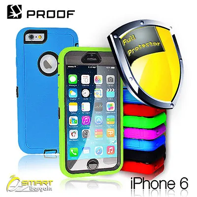 $7.99 • Buy Tradesman Proof Heavy Duty Case Cover For IPhone 6 6s Plus Build-in Screen Prote