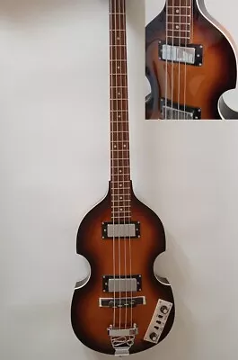 Four Strings Violin Bass Guitar Sunburst Basswood Body Hard Maple Neck • $199