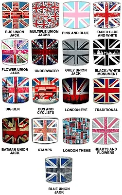 Union Jack Lamp Shades Ideal To Match Curtains & Drapes Blinds & Shades Cushions • £27.99