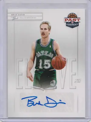 2012-13 Panini Past & Present Brad Davis Auto Mavs Elusive Ink • $5