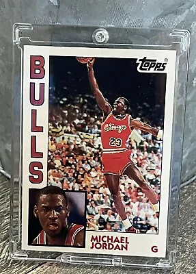 Michael Jordan ROOKIE CARD - TOPPS ARCHIVES ORIGINAL AUTHENTIC BULLS JERSEY #23 • $59.70