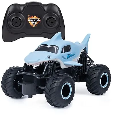 Monster Jam Official Megalodon Remote Control Monster Truck 124 Scale 2.4 GHz • $21.53