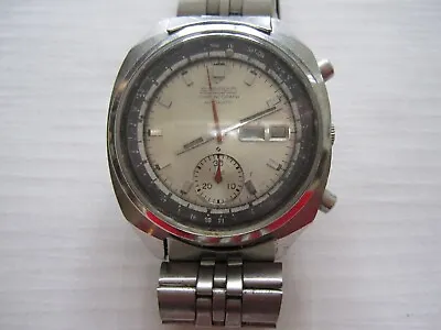 Vintage Seiko Automatic Chronograph Mens Watch Day/date 6139-8002 Runs • $399.99