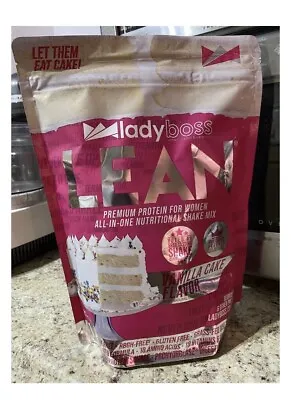 30 SERVINGS LARGE 1.9lb BAG Lady Boss Lean Vanilla Cake Flavor Protein Powder • $40