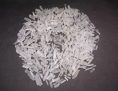 Quartz Crystal Collection 1/2 LB Natural Clear Points EXTRA SMALL Seed Crystals • $12.71