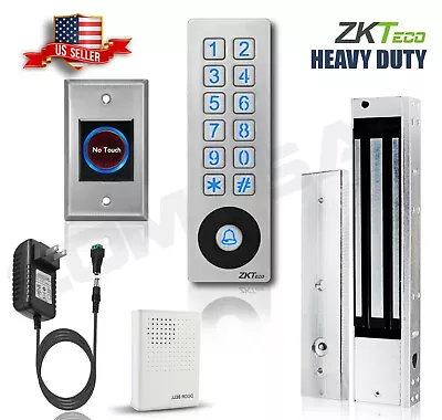 KiT Door Access Control System Zkteco Heavy Duty Water Protection Door Entry Zk • $1310