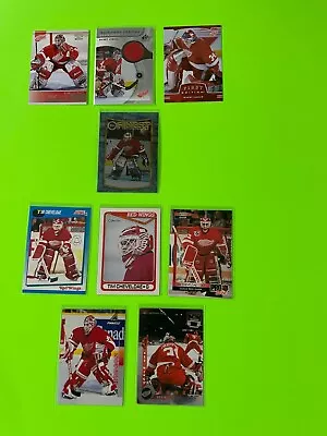 Manny Legace Relic Mike Vernon Finest Tim Cheveldae Kevin Hodson RC Detroit 9 • $2.15