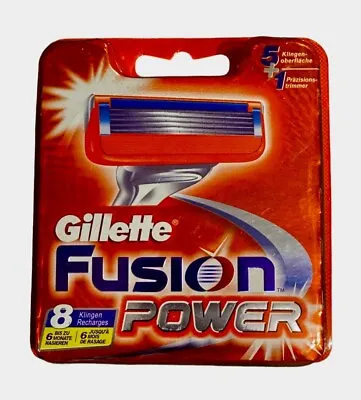 Gillette Fusion Power Razor Blades 8 Pack New • £13.48