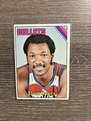 1975 Topps Elvin Hayes #60 Washington Bullets HOF • $2