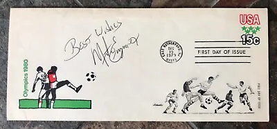Mike Eruzione Signed Autograph Auto Olympic First Day Cover Usa Hockey Coa • $35