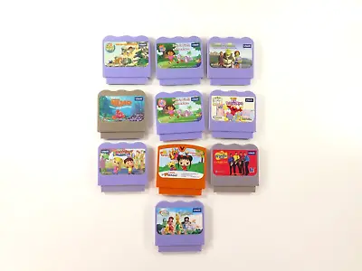 Lot Of 10 VTech V Smile Learning System Games Cartridges UNTESTED Shrek Dora • $19.99