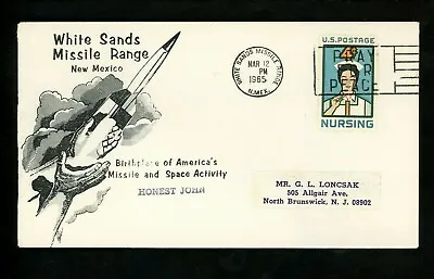 US Space Cover Rocket HONEST JOHN Launch White Sands Missile Range NM 3/12/1965 • $6.99