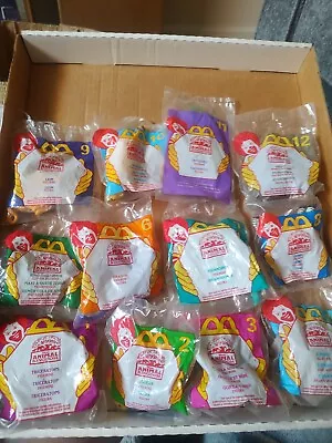 McDonalds Disney Animal Kingdom COMPLETE SET OF 12 Happy Meal Toys New 1998 • $26.99