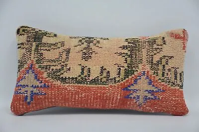 8 X16  Beige Pillow Sham Vintage Pillow Kilim Pillow Pillow For Couch • $6.80