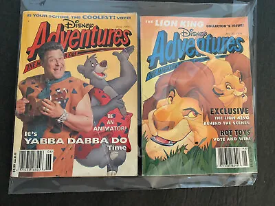 Lot Of 2 * Disney Adventures Magazine * 1994 * June July * #DA-L294-JJ • $16.99