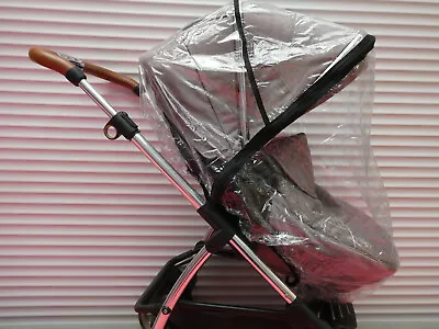 New RAINCOVER PVC Zipped Fits Silver Cross Wayfarer Pushchair Pram Stroller • £18.99