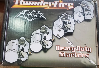 $175 • Buy Ultima Plain Thunderfire 1.75kw Starter For 06-Later Dyna's & 07-Later Big Twins