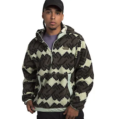 New Mens The North Face Campshire 2 Sherpa Fleece Hoodie Hooded Jacket Coat • $88.70