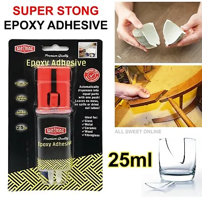 Super Strong Epoxy Adhesive Glue Repair Kit Quick Dry Glass Metal Ceramic Wood • $11.95