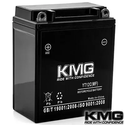 YT12C Sealed Maintenance Free Battery 12V Powersport Motorcycle Scooter ATV • $44.99