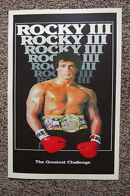 Rocky Part 3 Movie Poster Lobby #1 Sylvester Stallone Burgess Meredith Mr T • $4