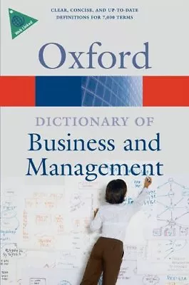 A Dictionary Of Business And Management (Oxford Quick Reference)Jonathan Law • £3.04